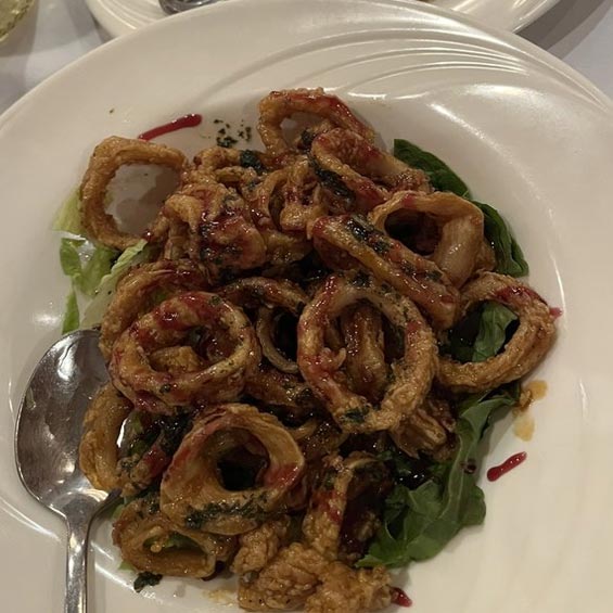 Bacon Dusted Calamari